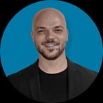 Portrait of Dimitar Mitreski, an International Exit Strategy client testimonial, highlighting Stefania Arca’s structured approach for clarity and sustainable business leadership.