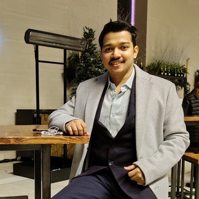Nirbahay Worlikar, a project management leader, in a profile photo for his testimonial about Exit Strategy's services.
